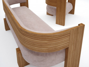 the kanan lounge chair 3D 模型