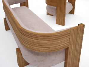 the kanan lounge chair 3D Model