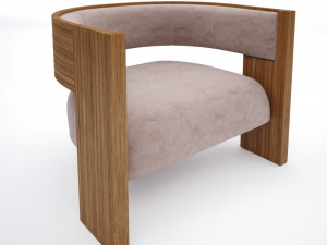 the kanan lounge chair 3D 模型