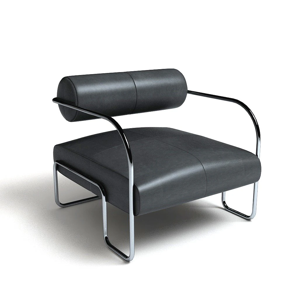 ardent club chair 3D Model .c4d .max .obj .3ds .fbx .stl .blend 