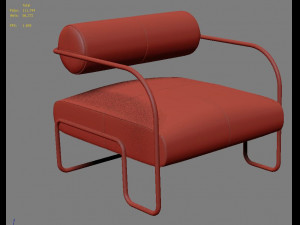 ardent club chair 3D Model