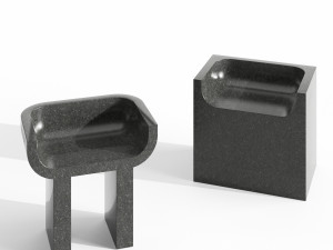 10 models memphis style furniture 3D Model