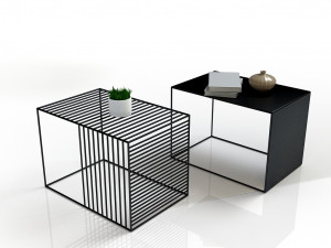10 models memphis style furniture 3D Model