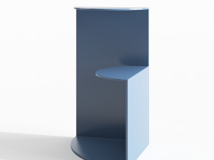 10 models memphis style furniture 3D Model