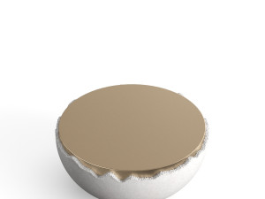 white gold table 3D 모델