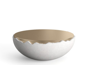 white gold table 3D Model
