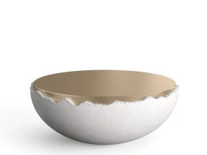 white gold table 3D Model