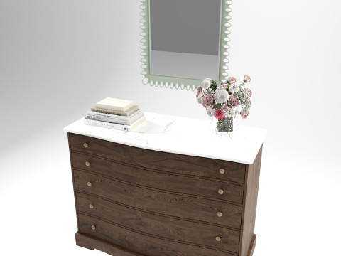 Lena Dresser 3D Model