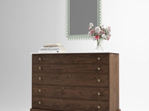 Lena Dresser 3D 모델