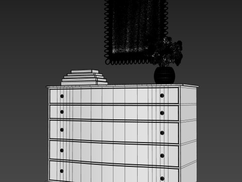 Lena Dresser 3D 모델