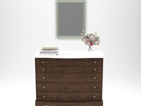 Lena Dresser 3D 모델