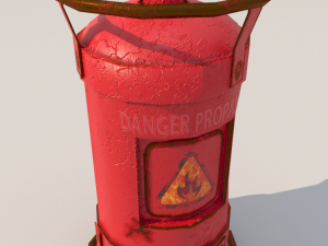 gas ballon low poly 3D Model