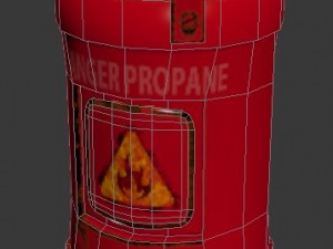 gas ballon low poly 3D 模型