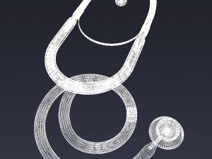 stethoscope Model 3D