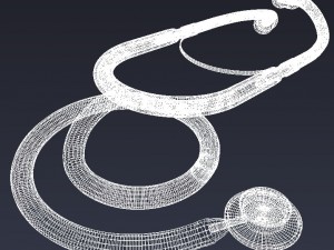 stethoscope Model 3D