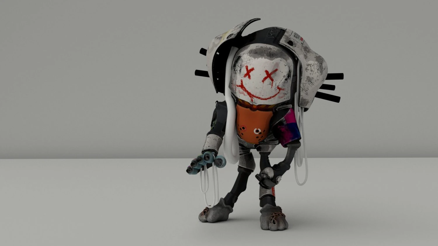 robobean - realistic 3d robot model 3D Model .c4d .max .obj .3ds .fbx .stl .blend 