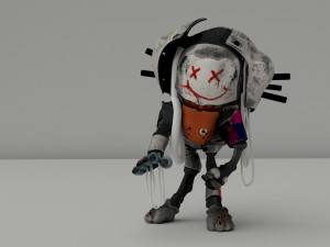 robobean - realistic 3d robot model Modelo 3D