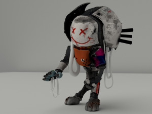 robobean - realistic 3d robot model Modelo 3D