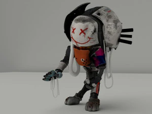 robobean - realistic 3d robot model 3D Model