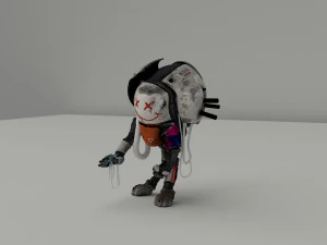 robobean - realistic 3d robot model 3D Model