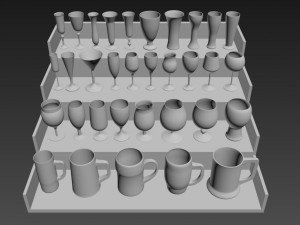 wine-beer-glass-cup 3D Model