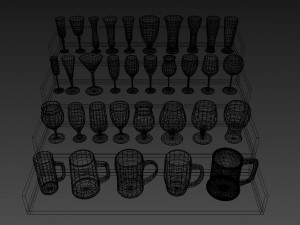 wine-beer-glass-cup 3D Model