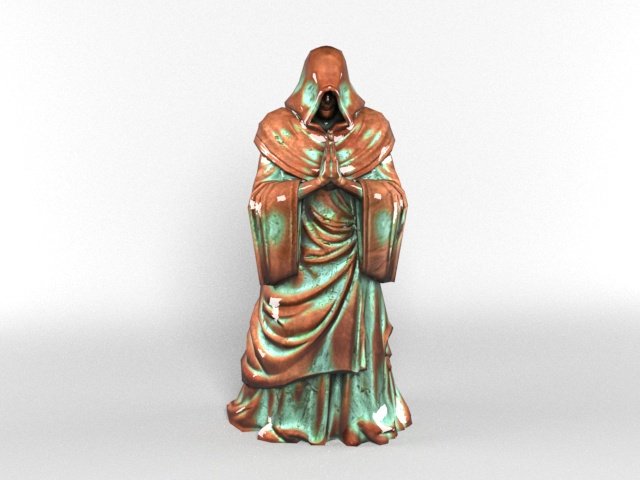 cooper statuette 3D Model .c4d .max .obj .3ds .fbx .stl .blend 