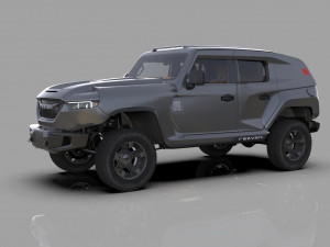 Rezvani Tank 2020 HQ interior 3D Model