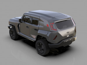 Rezvani Tank 2020 HQ interior 3D Model