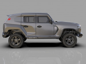 Rezvani Tank 2020 HQ interior 3D Model