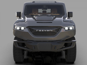 Rezvani Tank 2020 HQ interior 3D Model