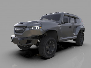 Rezvani Tank 2020 HQ interior 3D Model