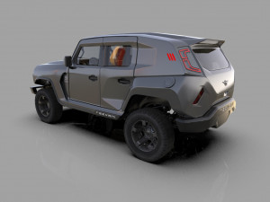 Rezvani Tank 2020 HQ interior 3D Model