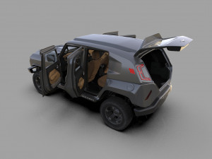 Rezvani Tank 2020 HQ interior 3D Model