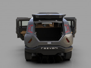 Rezvani Tank 2020 HQ interior 3D Model