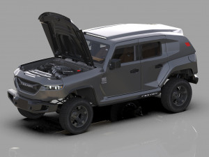 Rezvani Tank 2020 HQ interior 3D Model