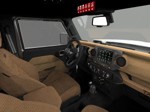 Rezvani Tank 2020 HQ interior 3D Model