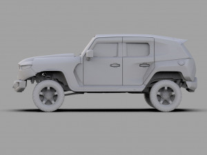 Rezvani Tank 2020 HQ interior 3D Model