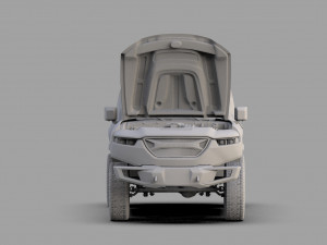Rezvani Tank 2020 HQ interior 3D Model