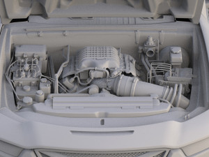 Rezvani Tank 2020 HQ interior 3D Model
