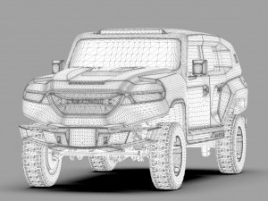 Rezvani Tank 2020 HQ interior 3D Model