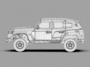 Rezvani Tank 2020 HQ interior 3D Model
