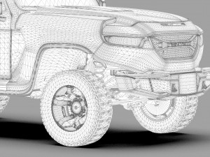 Rezvani Tank 2020 HQ interior 3D Model