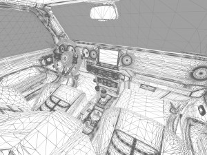 Rezvani Tank 2020 HQ interior 3D Model