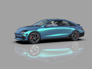 Hyundai Ioniq 6 2022 HQ interior Modello 3D