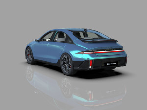 Hyundai Ioniq 6 2022 HQ interior Modello 3D