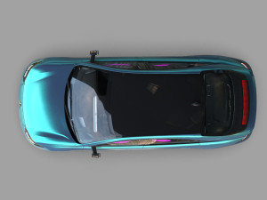 Hyundai Ioniq 6 2022 HQ interior Modello 3D