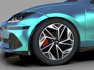 Hyundai Ioniq 6 2022 HQ interior Modello 3D