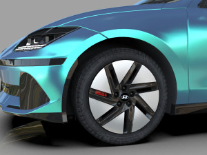 Hyundai Ioniq 6 2022 HQ interior Modello 3D