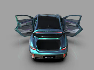 Hyundai Ioniq 6 2022 HQ interior 3D Model